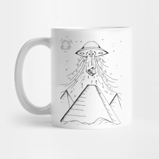 Pyramid Abduction Mug